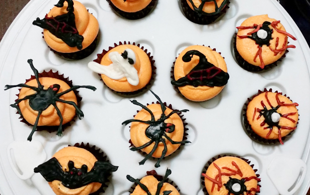 Halloween cupcake toppers